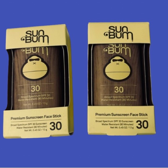 Sun Bum Other - Lot Of 2 Sun Bum Premium SPF 30 Sunscreen Face Sticks, New